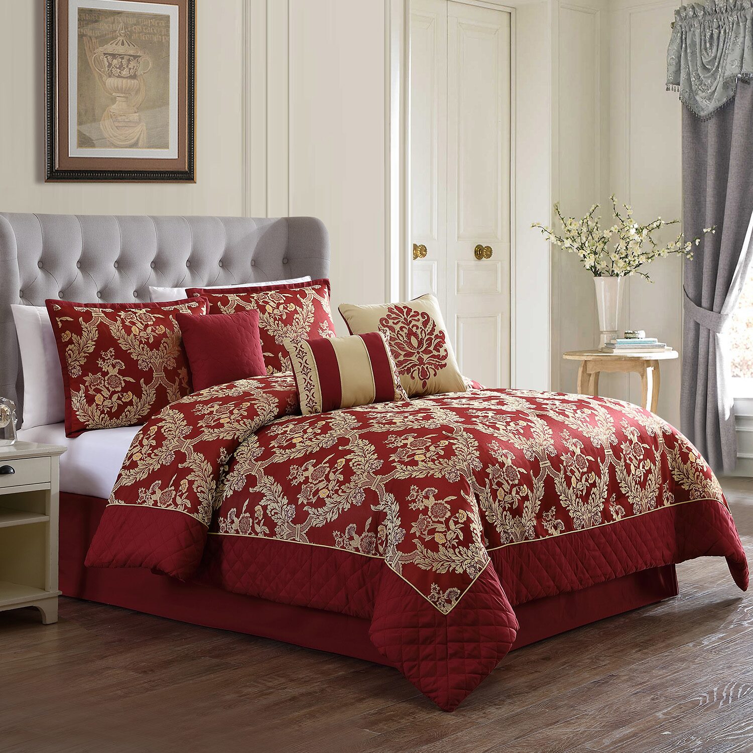 Riverbrook Home Bellagio 7-pc. Jacquard Midweight Comforter Set