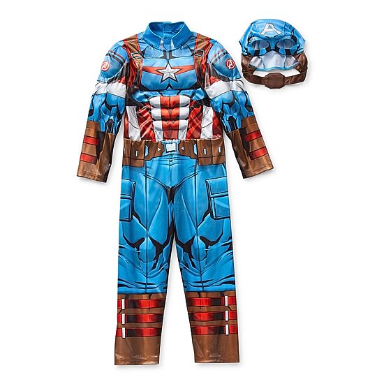 Disney Collection Captain America Roleplay Avengers Captain America Marvel Boys Dress Up Costume
