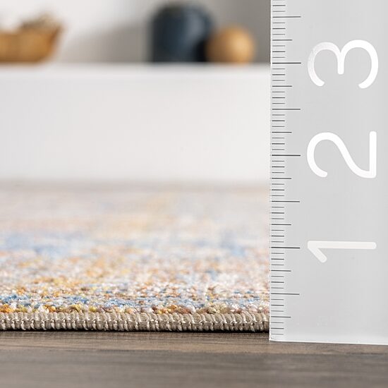 nuLoom Ethel Medallion Fringe Indoor Rectangular Accent Rug