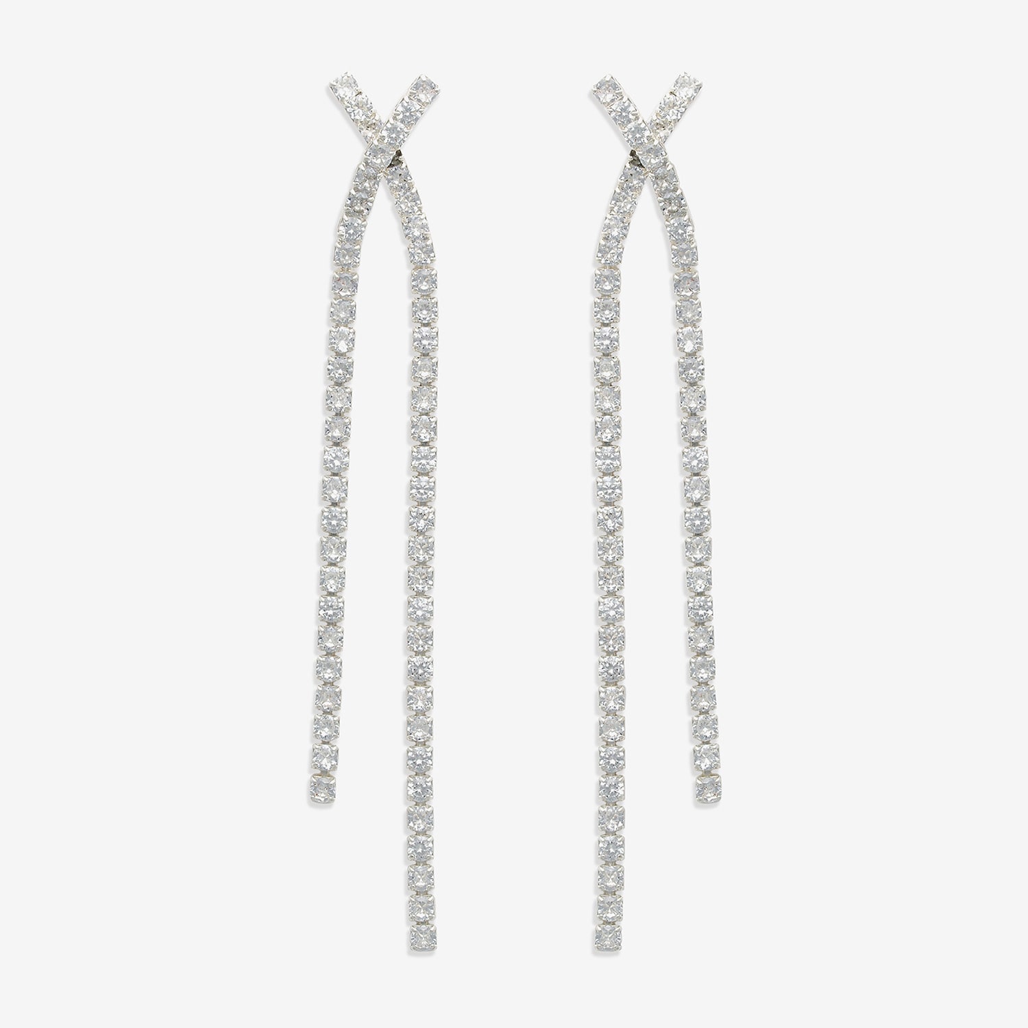 Mixit Womens Cubic Zirconia Drop Earrings
