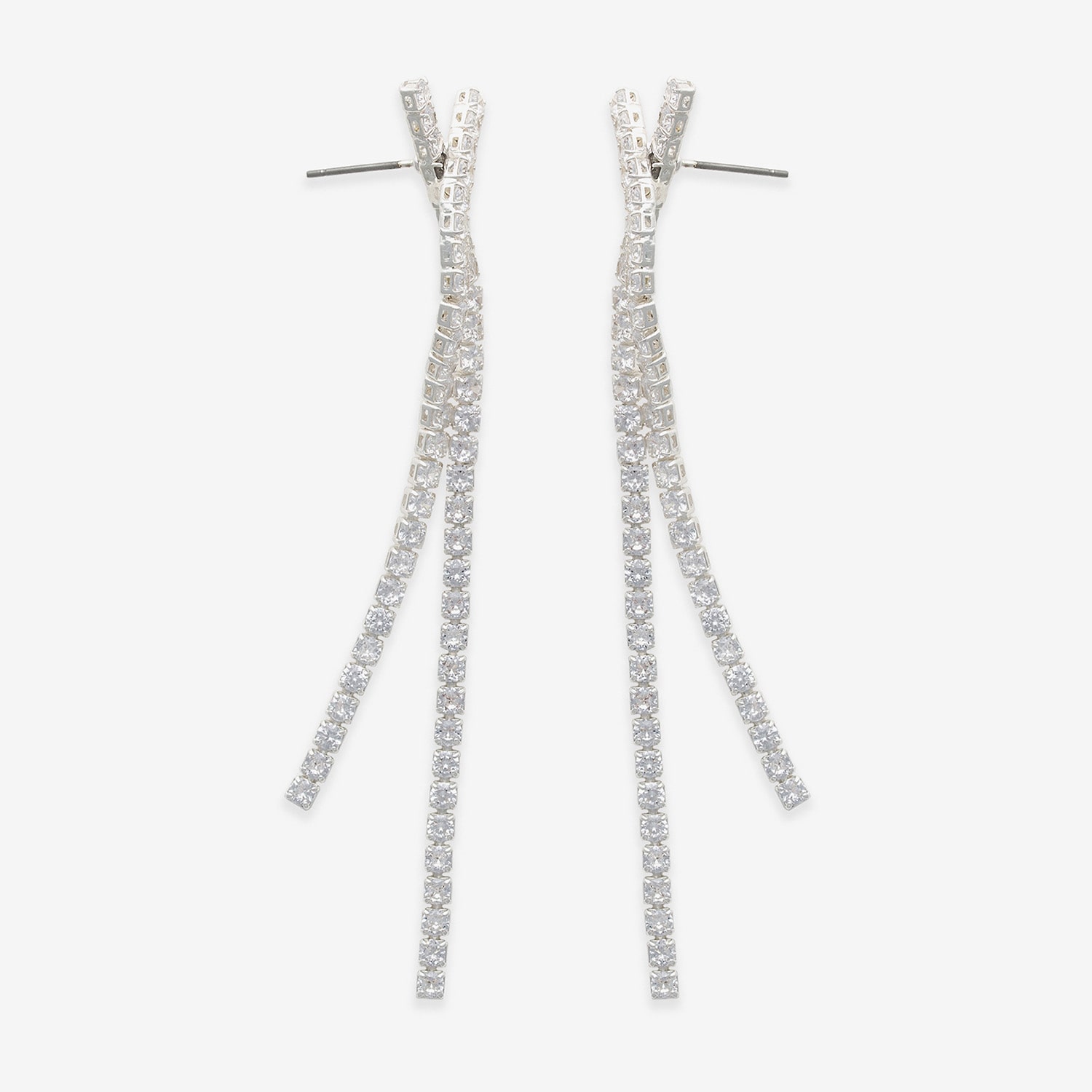 Mixit Womens Cubic Zirconia Drop Earrings