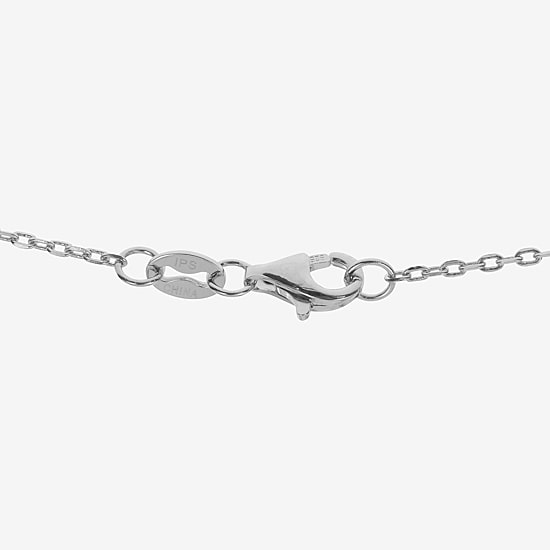 Womens White Cultured Freshwater Pearl Sterling Silver 18 Inch Pendant Necklace