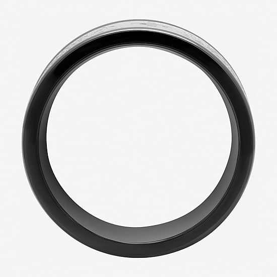  Mens Lord's Prayer Two-Tone Stainless Steel 9mm Spinner Ring