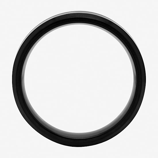  Mens Black Ceramic and Camo Inlay 8mm Comfort Fit Wedding Band