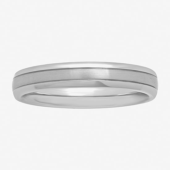  Womens 4mm Titanium Wedding Band