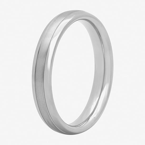  Womens 4mm Titanium Wedding Band