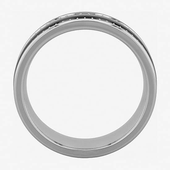  Tungsten Wedding Band, Mens 7mm