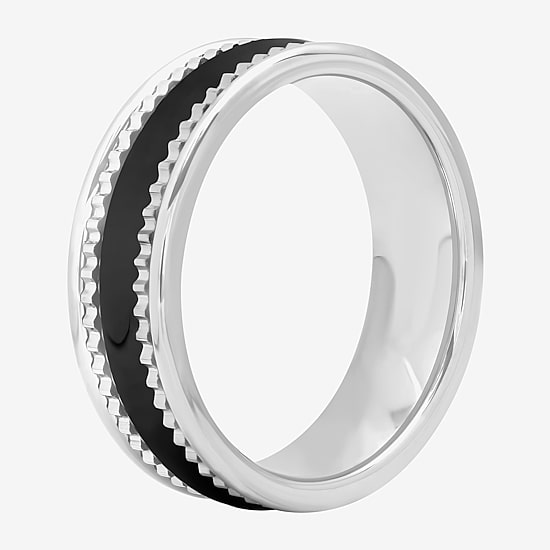 Tungsten Wedding Band, Mens 7mm