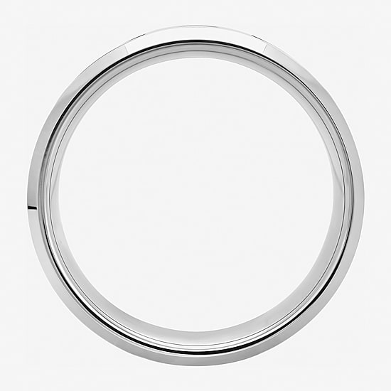  Men's Diamond-Accent Two-Tone Wedding Band