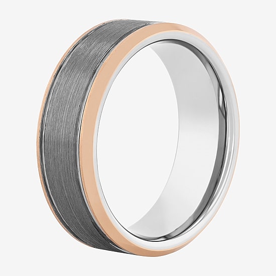 Mens 8MM Tungsten Wedding Band