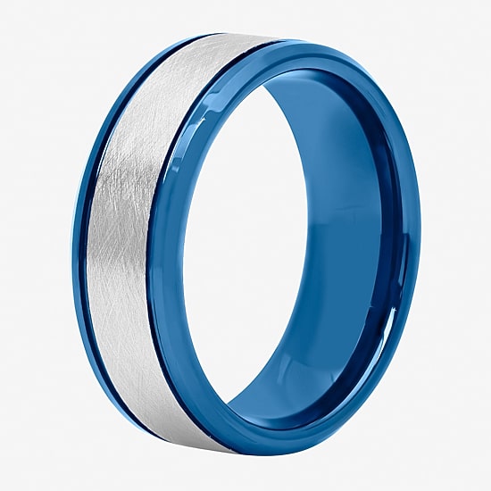 Mens 8MM Tungsten Wedding Band