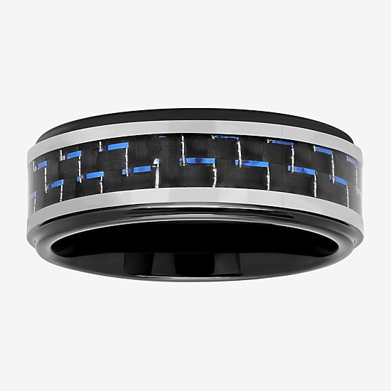 Mens 8MM Tungsten Wedding Band