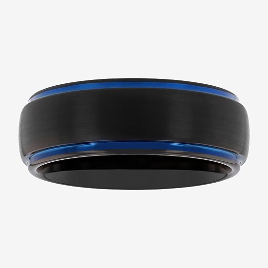 Mens 8MM Tungsten Wedding Band
