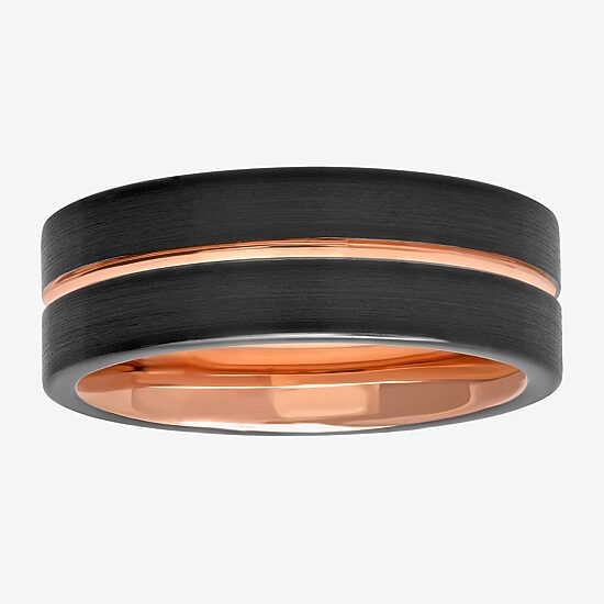 Mens 8MM Tungsten Wedding Band