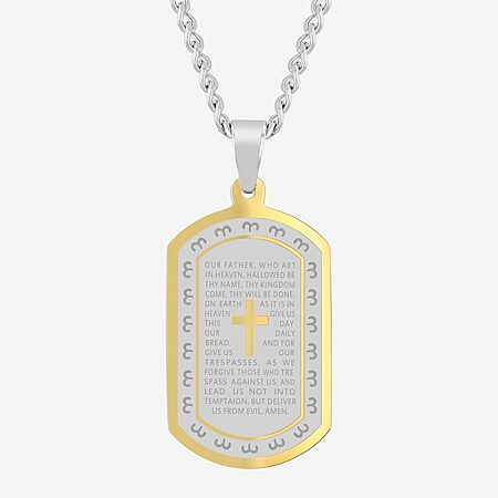 Shaquille O'Neal XLG™ Mens White Cubic Zirconia Stainless Steel