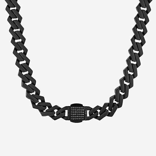 Mens Stainless Steel 20 Inch Link Necklace