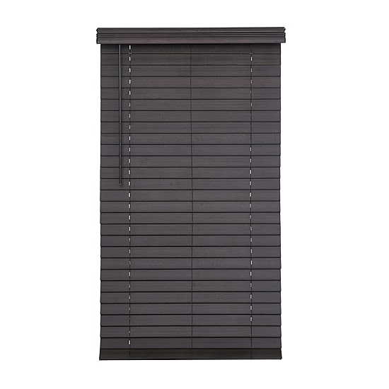 Distressed 2 1/2" Cut-To-Width Cordless Faux Wood Blind