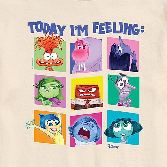 Mens Short Sleeve Inside Out 2 Graphic T-Shirt