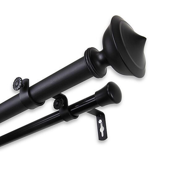 Rod Desyne Leopold 1" Double Adjustable Curtain Rod
