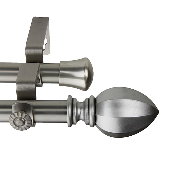 Rod Desyne Garnet 13/16" Adjustable Double Curtain Rod