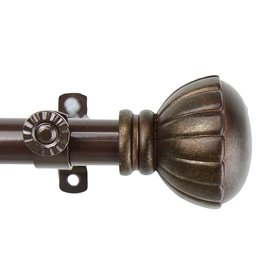 Rod Desyne Magnolia 13/16" Adjustable Curtain Rod