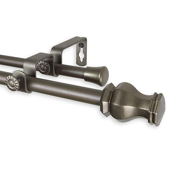 Rod Desyne Emelia ⅝" Adjustable Double Curtain Rod