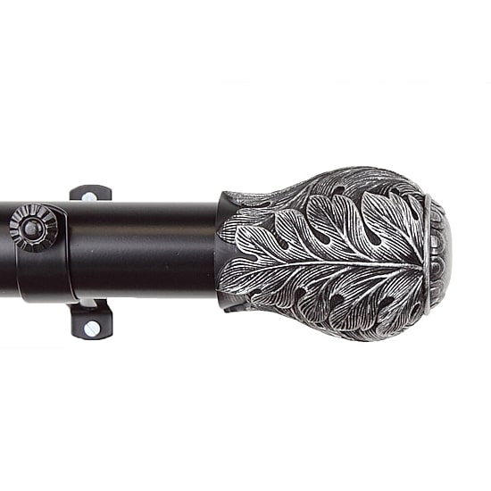 Rod Desyne Leaf 1 1/2 IN Adjustable Curtain Rod