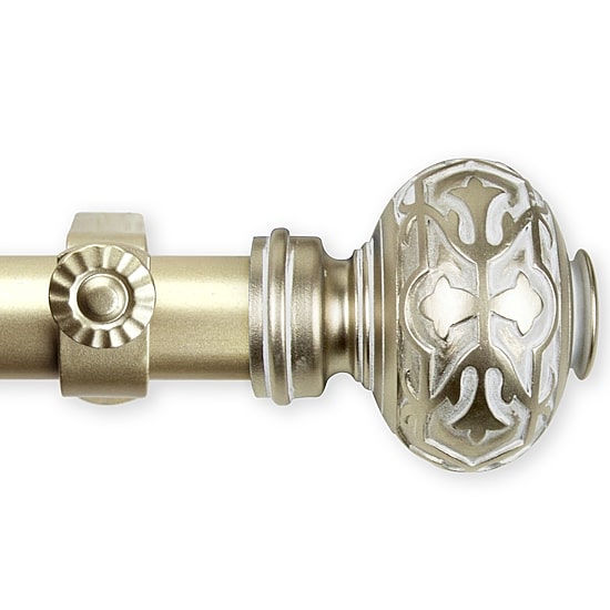 Rod Desyne Maple 1 IN Adjustable Curtain Rod