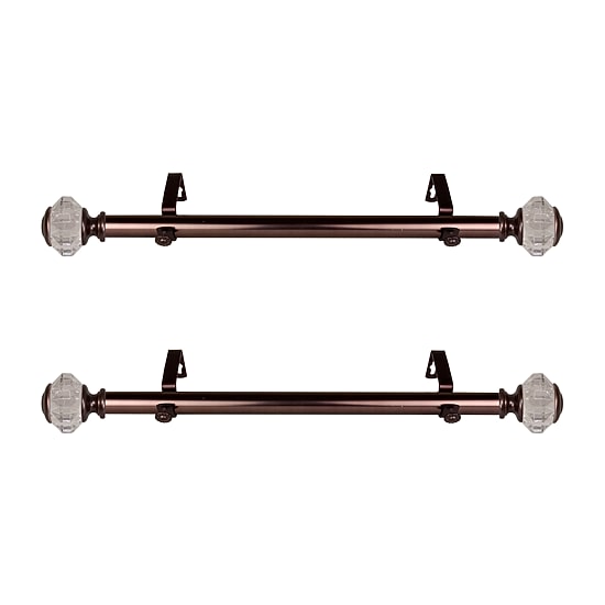 Rod Desyne Inez 1 IN Adjustable Side Curtain Rod