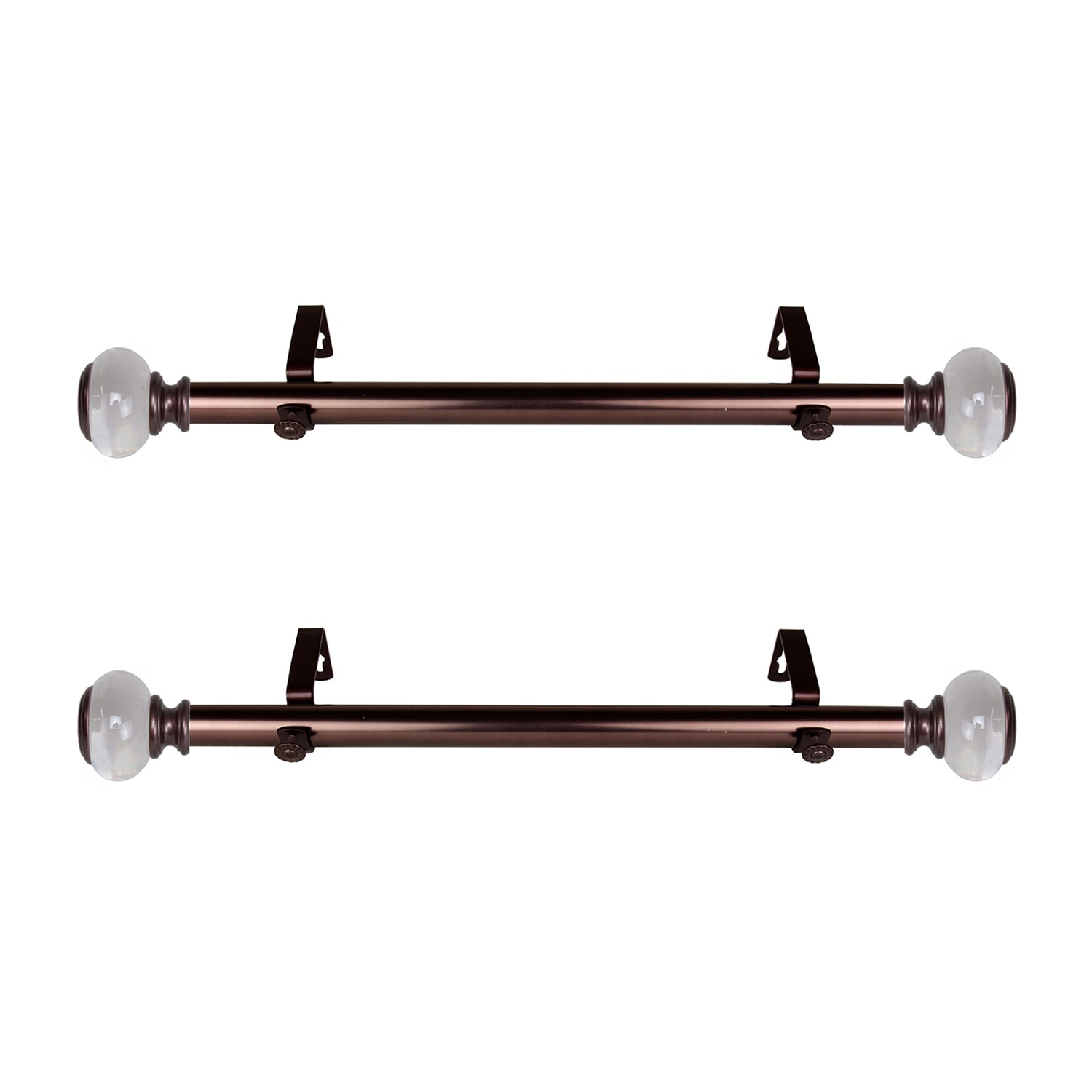 Rod Desyne Ironwood 1 IN Adjustable Side Curtain Rod