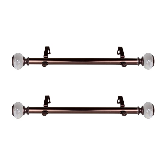 Rod Desyne Ironwood 1 IN Adjustable Side Curtain Rod
