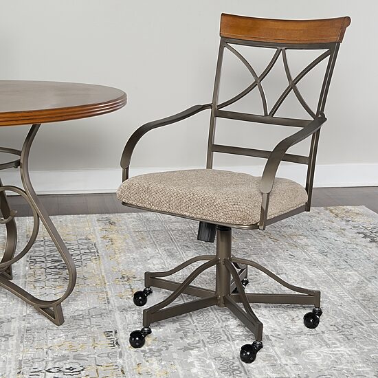 Linon 2-pc. Swivel Armchair