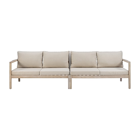 Linon 2-pc. Track-Arm Upholstered Loveseat