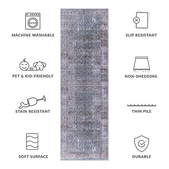 Safavieh Tucson Mary 30"X96" Indoor Rectangular Runner