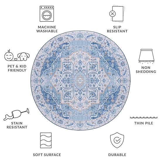 Safavieh Tucson Deliah Indoor Round Area Rug