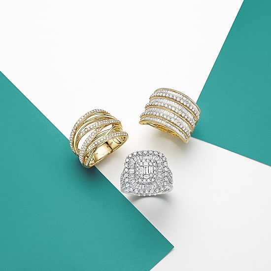 Effy Final Call Womens 2 CT. T.W. Natural White Diamond 14K Gold Cushion Halo Cocktail Ring