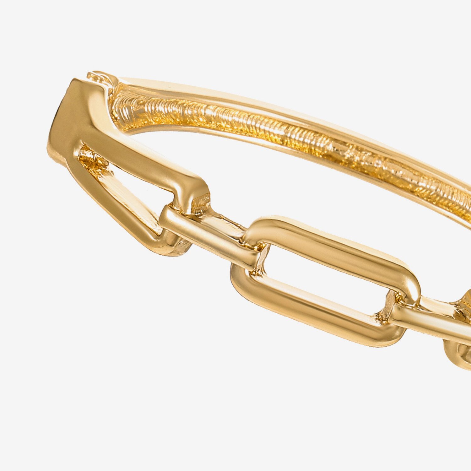 Liz Claiborne Link Womens Rectangular Bangle Bracelet