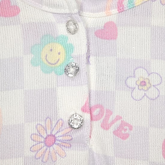 Sleep On It Little & Big Kid Girls Crew Neck Long Sleeve 3-pc. Pajama Set