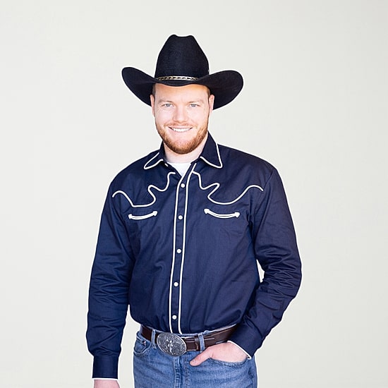 Western Express Mens Long Sleeve Western Shirt