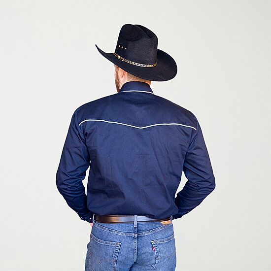 Western Express Mens Long Sleeve Western Shirt