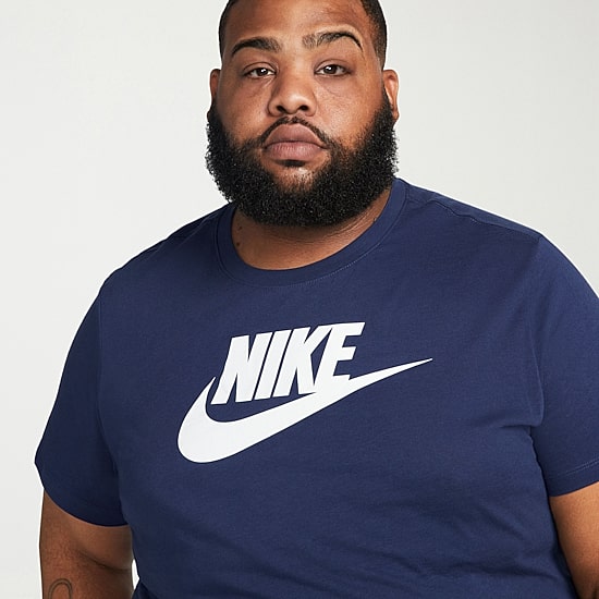 Nike Mens Crew Neck Short Sleeve Regular Fit Big and Tall Graphic T-Shirt