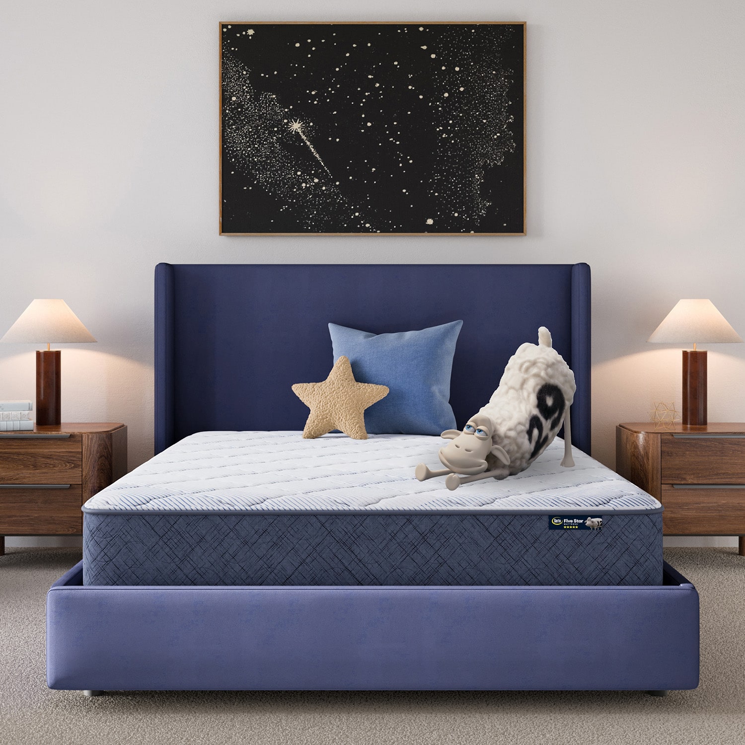 Serta Five Star Mattress 10" Medium Tight Top - a Box
