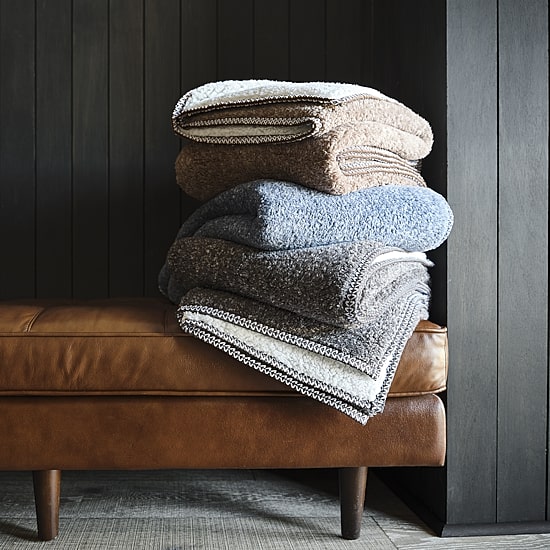 Bearpaw Campton Washable Sherpa Throw