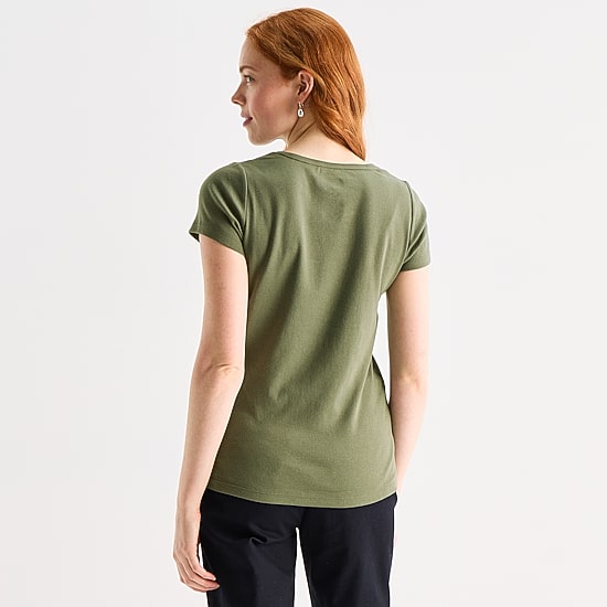 St. John's Bay Womens Crew Neck Short Sleeve T-Shirt