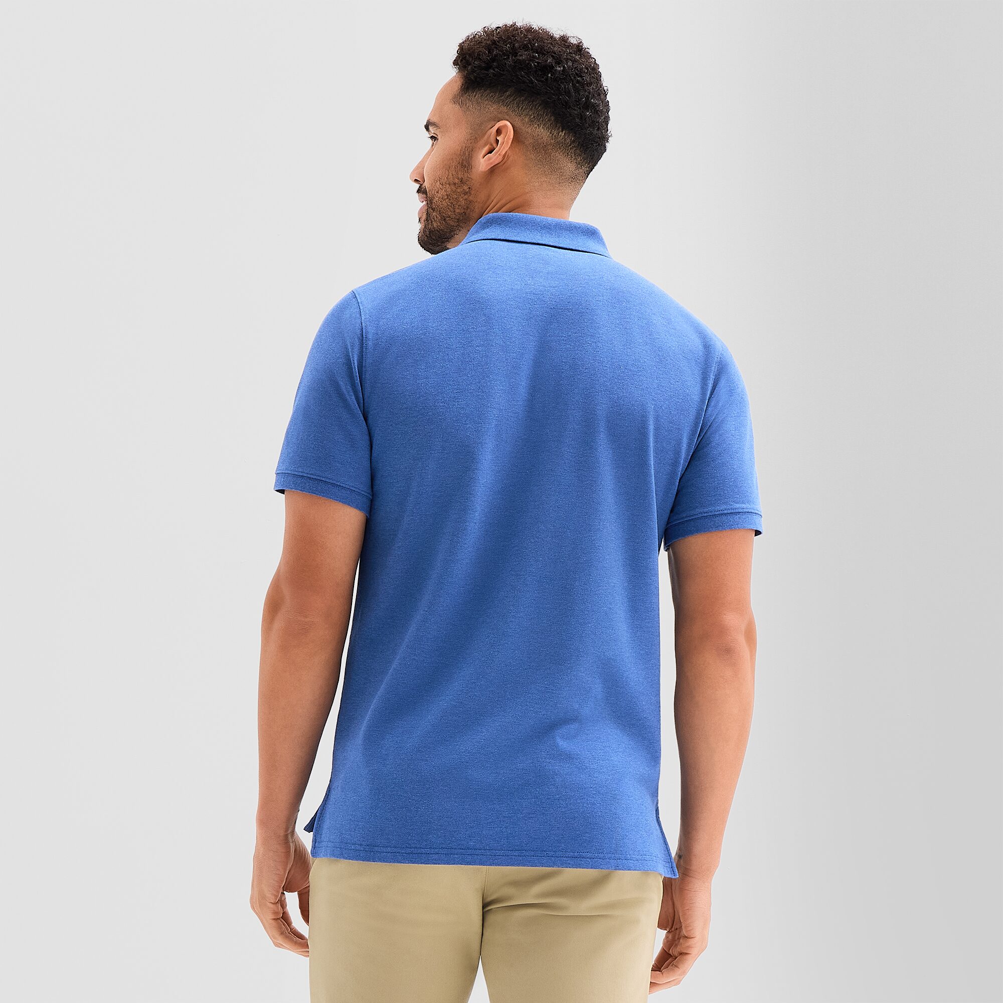 St. John's Bay Premium Stretch Mens Slim Fit Short Sleeve Polo Shirt