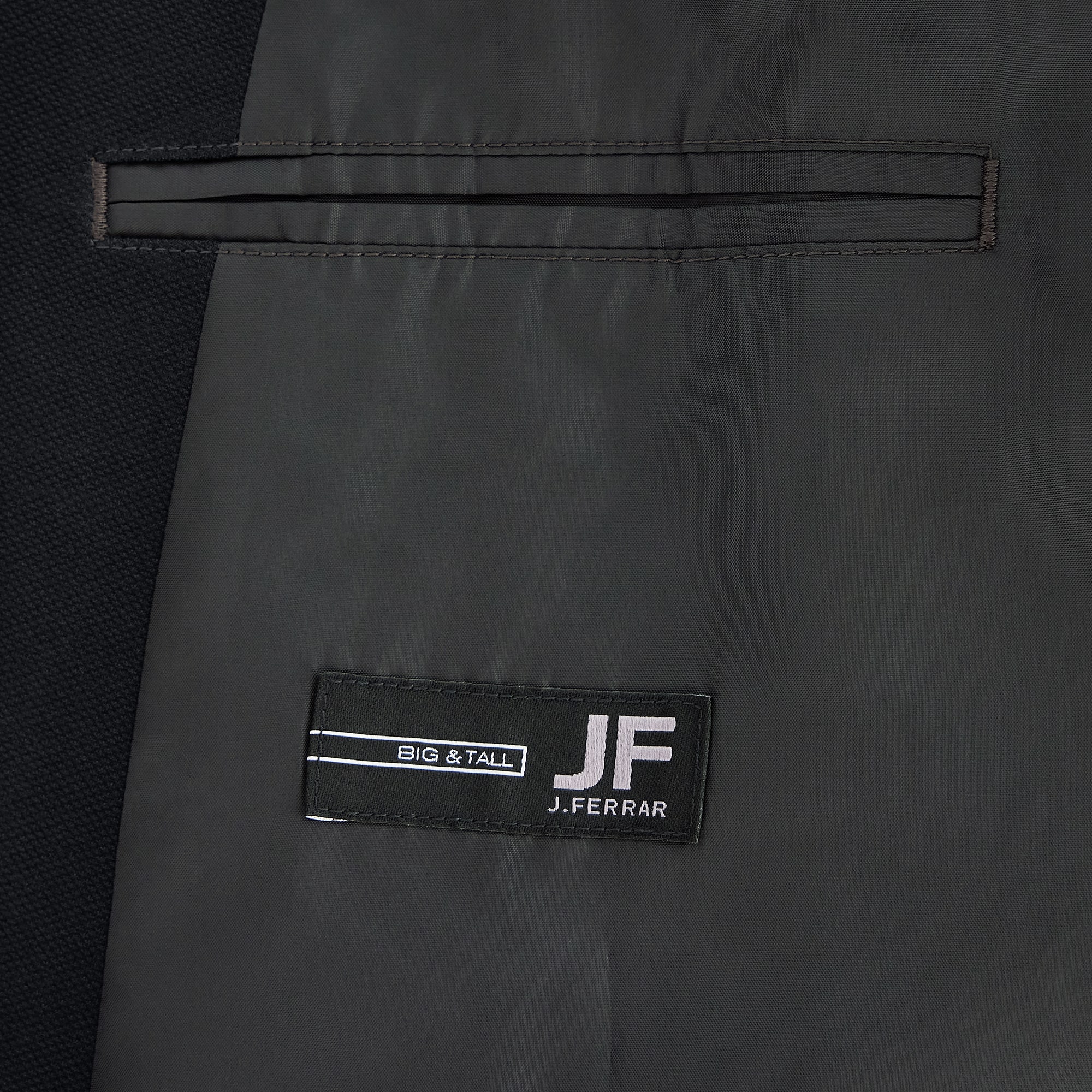 J. Ferrar 360 Stretch Knit Texture Mens Big and Tall Fabric Regular Fit Sport Coat