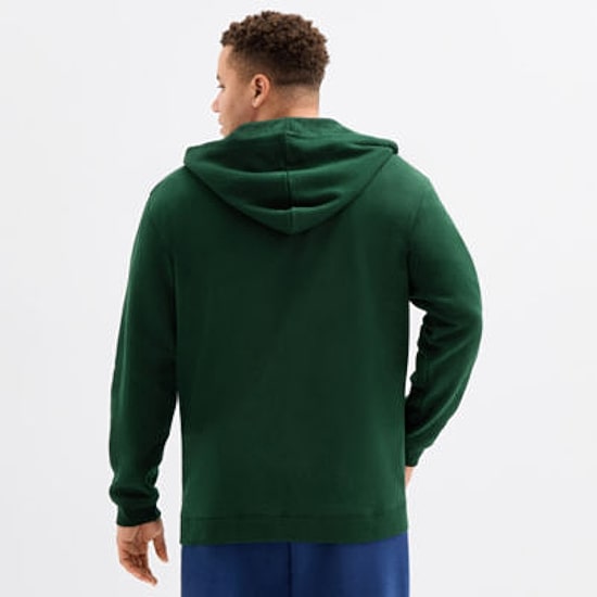 Xersion Quick Dry Cotton Blend Fleece Mens Long Sleeve Fleece Zipper Active Big and Tall Hoodie