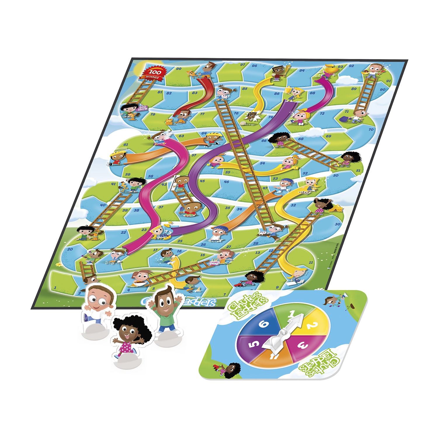 Hasbro Chutes And Ladders Kids Classic Board Game
