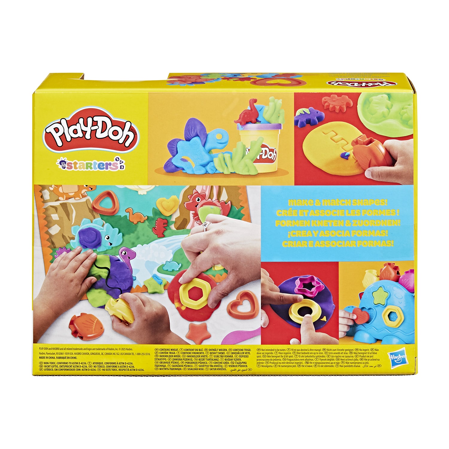 Play-Doh Shapes and Colors Dino