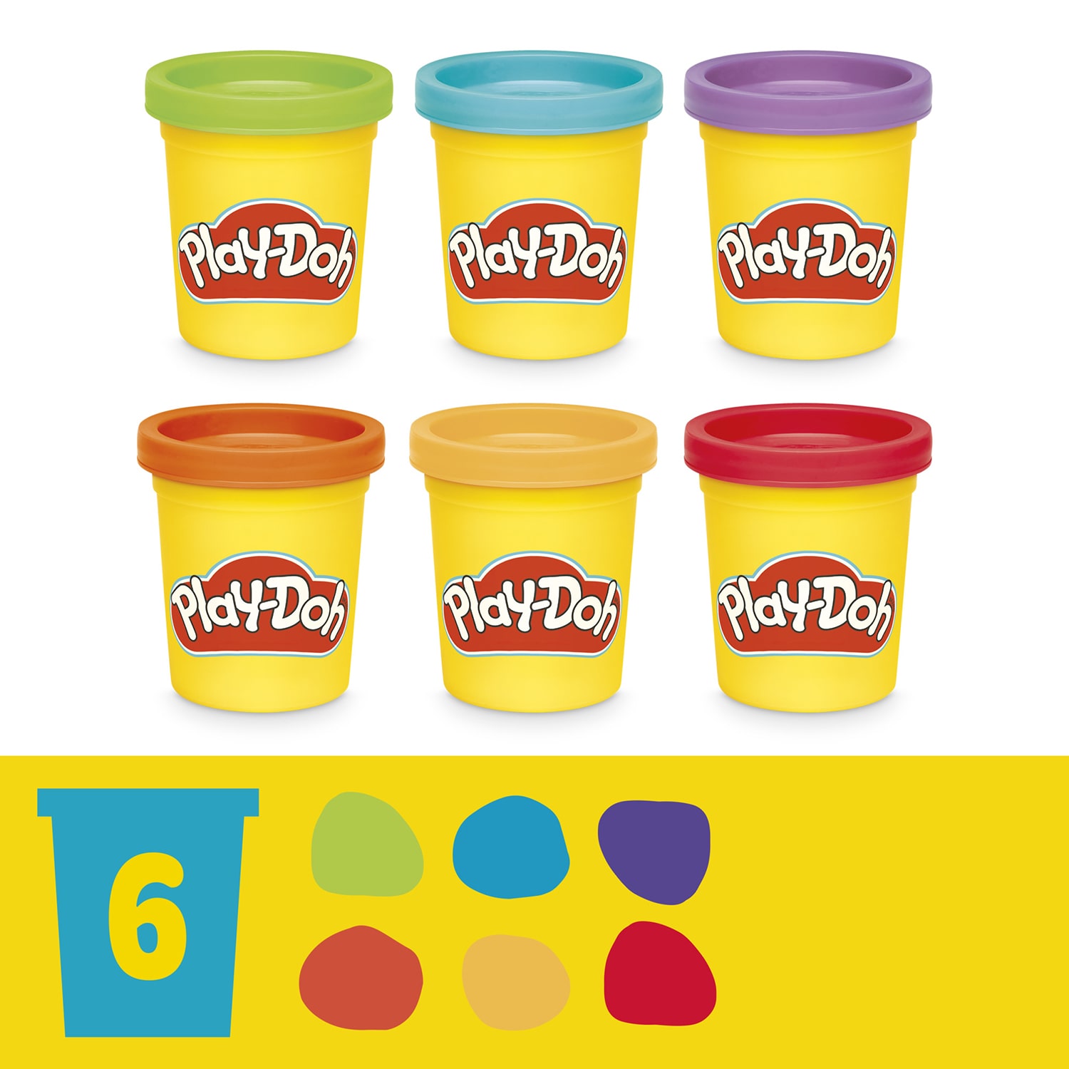 Play-Doh Shapes and Colors Dino